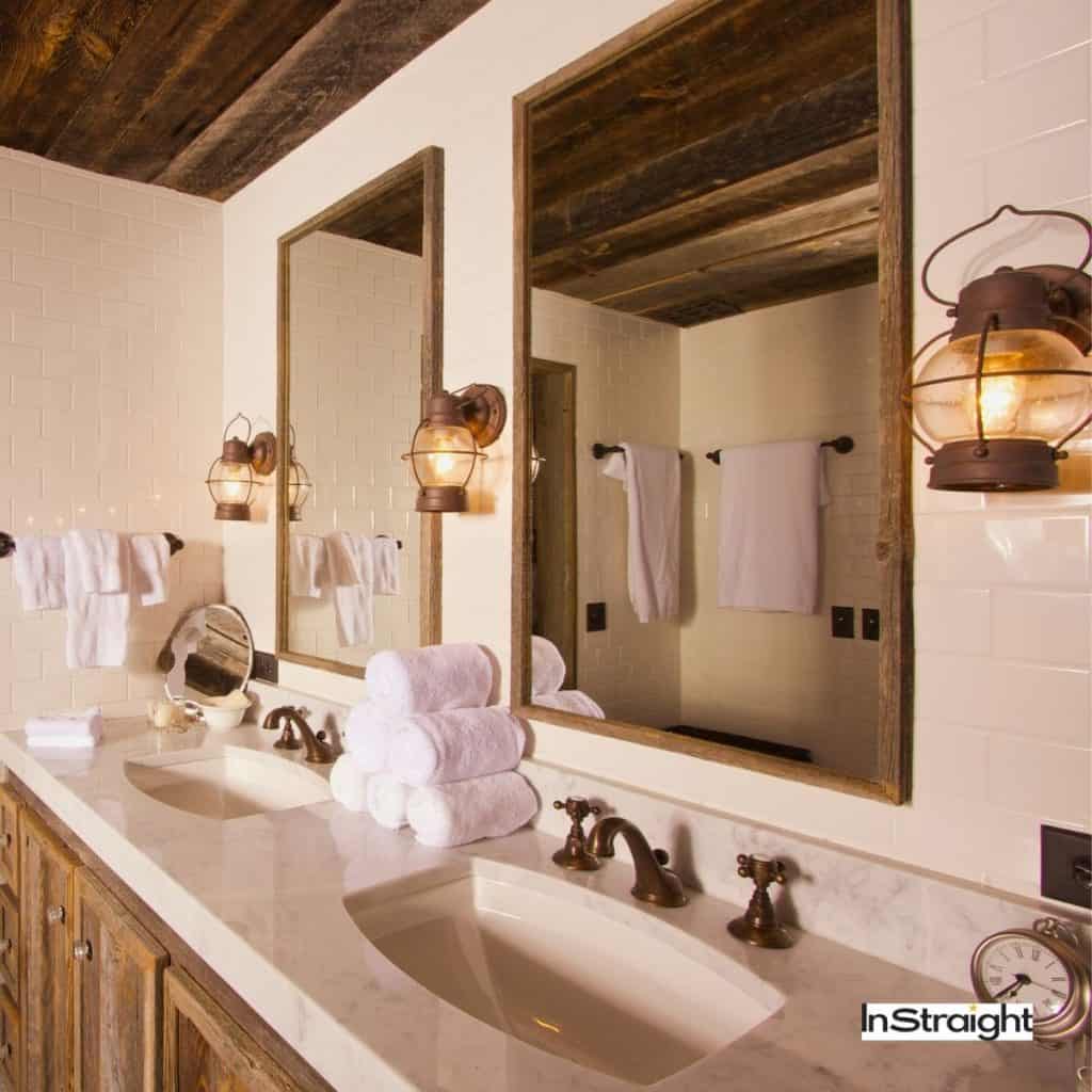 no nail bathroom mirrors